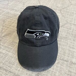 47 Brand Adult NFL Football Seattle Seahawks Blue Fitted Hat XL